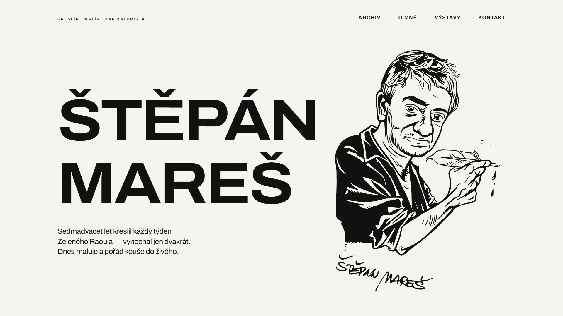Web Štěpána Mareše